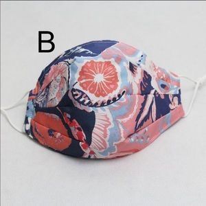 3pk 100% Cotton Reusable Adult 2 Layer Face Mask